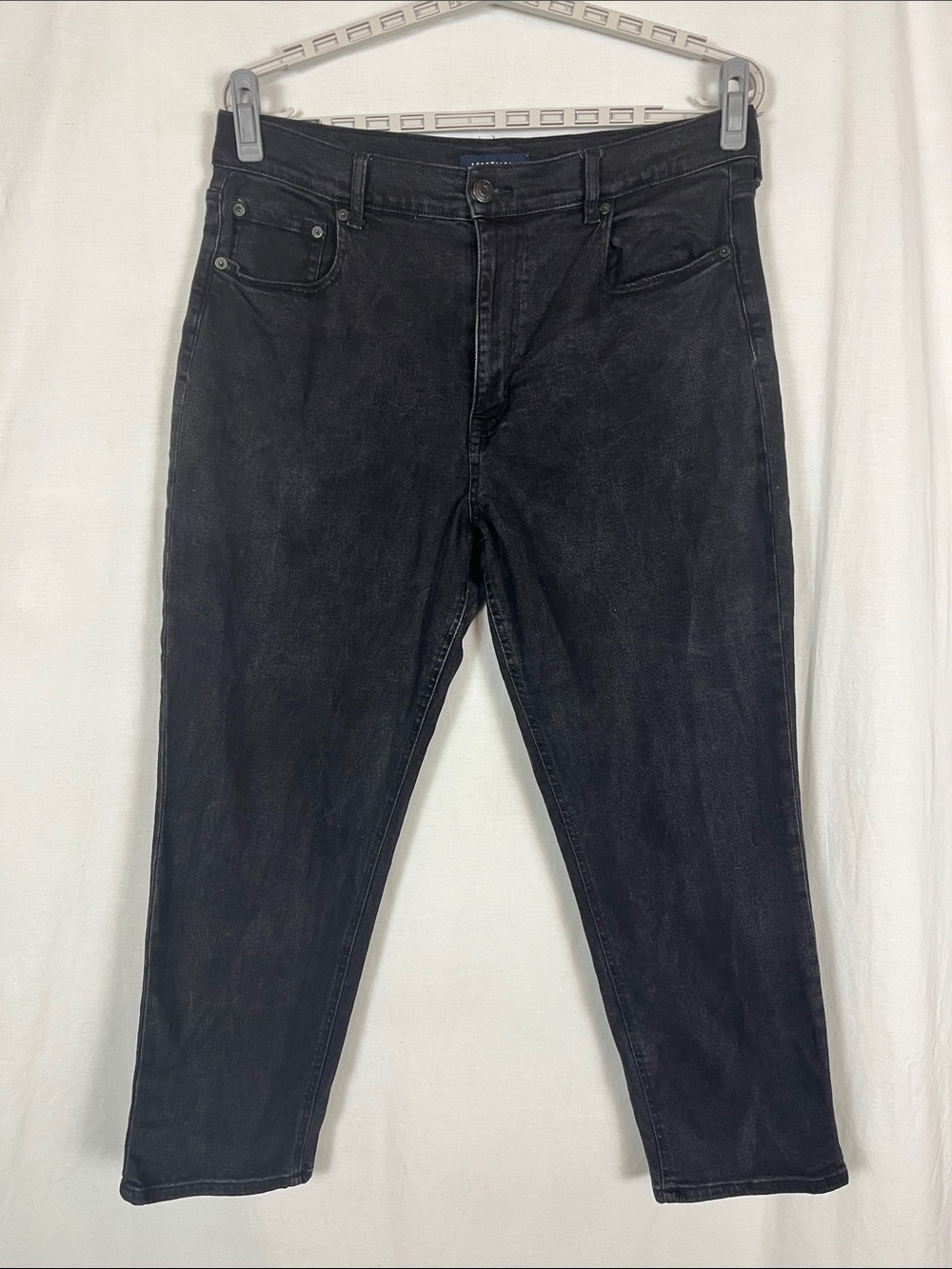 Aeropostale Black Curvy Mom Jean High Rise Jeans